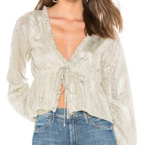 Liza Tie Front Top